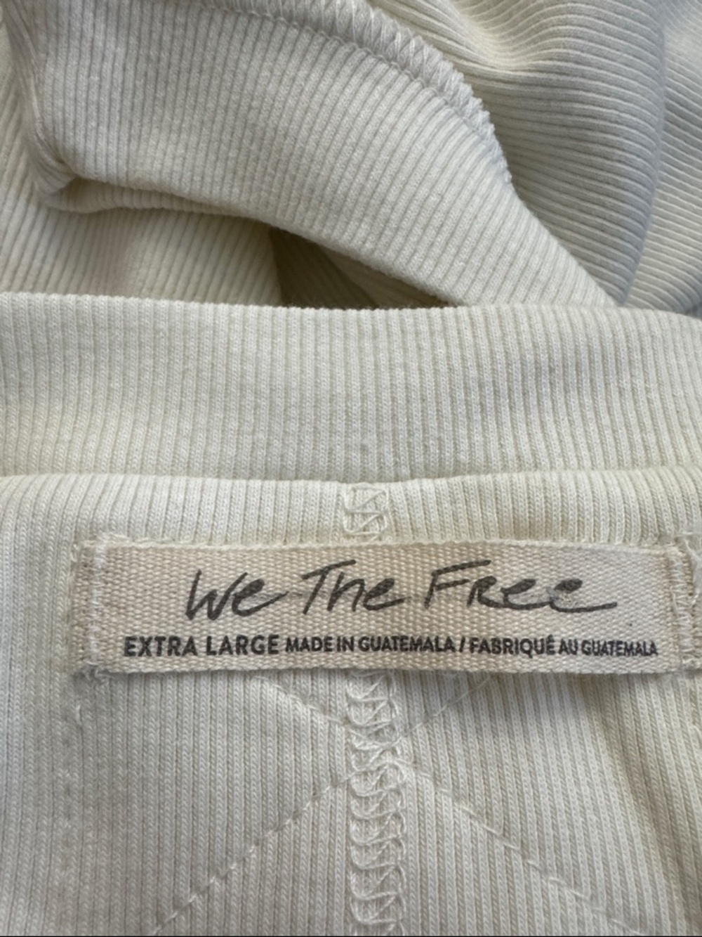 NWOT Free People We The Free Kate Tank - ivory white - XS, S, M, L, XL - Picture 12 of 12